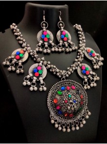 Oxidised Jewelry Set